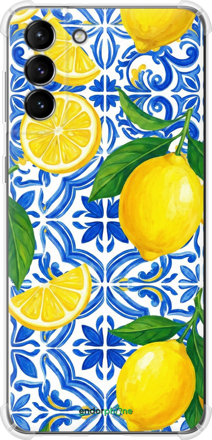 Силіконовий протиударний с посиленими кутами чехол Grocery Girl Italian Summer для Samsung Galaxy S21 Plus - 6766sp-2115 изображение 