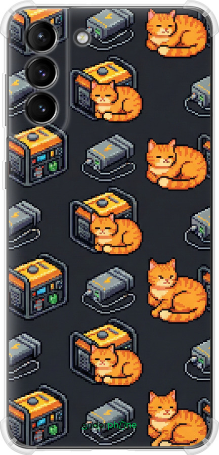 Силикон с усиленными углами чехол Autonomous Zone для Samsung Galaxy S21 Plus - 6771sp-2115 изображение 