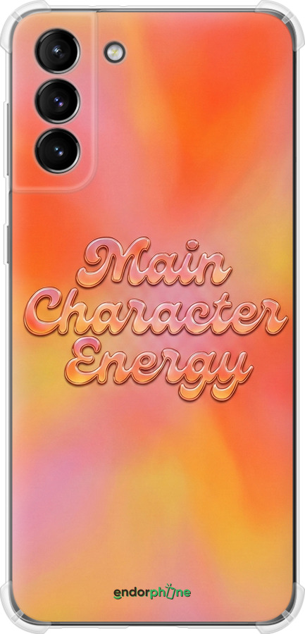 Силіконовий протиударний с посиленими кутами чехол Aura Gradient Main Character Energy Aesthetic Y2K для Samsung Galaxy S21 Plus - 6783sp-2115 изображение 