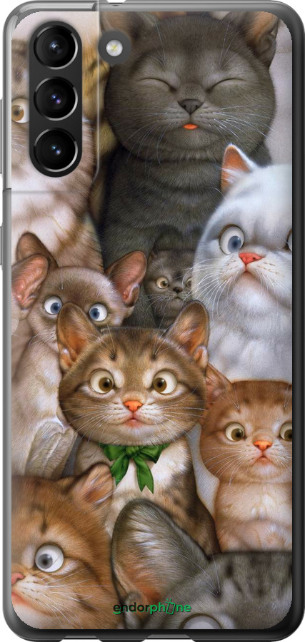 

Силіконовий чохол "Коти" для Samsung Galaxy S21 Plus