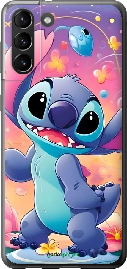 Силиконовый чехол Стич 2 для Samsung Galaxy S21 Plus - 6371u-2115 изображение 