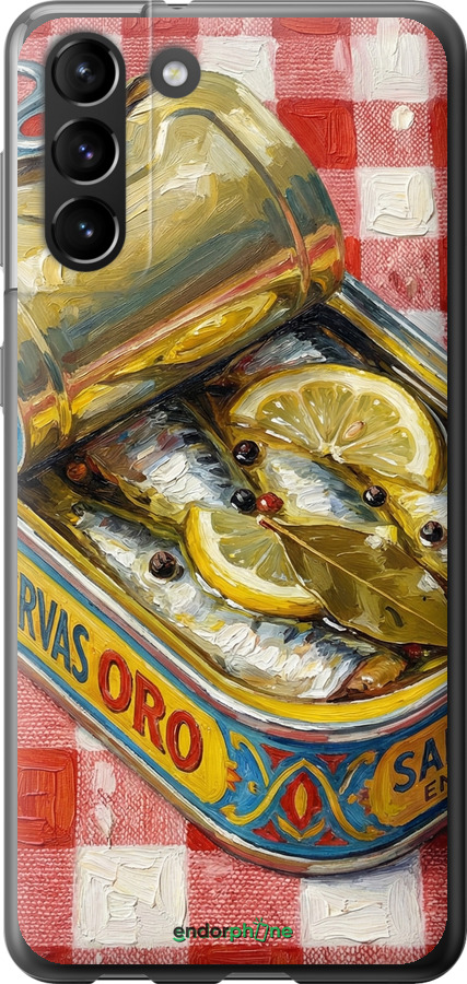 2D пластиковый чехол Vintage Sardine Tin Phone для Samsung Galaxy S21 Plus - 6772t-2115 изображение 