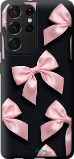 TPU чехол Coquette Ribbons Dark Coquette для Samsung Galaxy S21 Ultra (5G) - 6767b-2116 изображение 