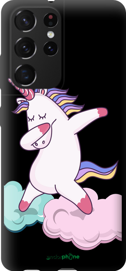 TPU чехол Единорог для Samsung Galaxy S21 Ultra (5G) - 4702b-2116 изображение 
