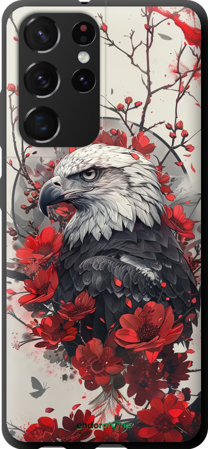 TPU чехол Рубиновый орел для Samsung Galaxy S21 Ultra (5G) - 6103b-2116 изображение 