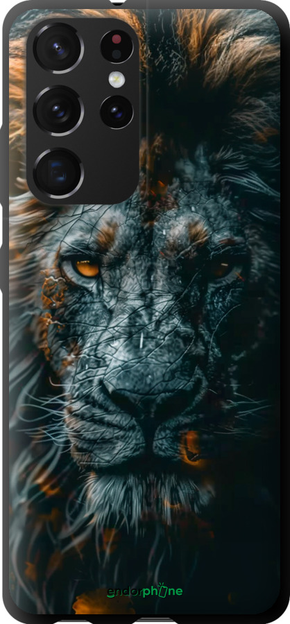 TPU чехол Лев в сумерках для Samsung Galaxy S21 Ultra (5G) - 6154b-2116 изображение 
