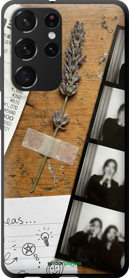 TPU чехол Aesthetic Scrapbook Collage для Samsung Galaxy S21 Ultra (5G) - 6773b-2116 изображение 