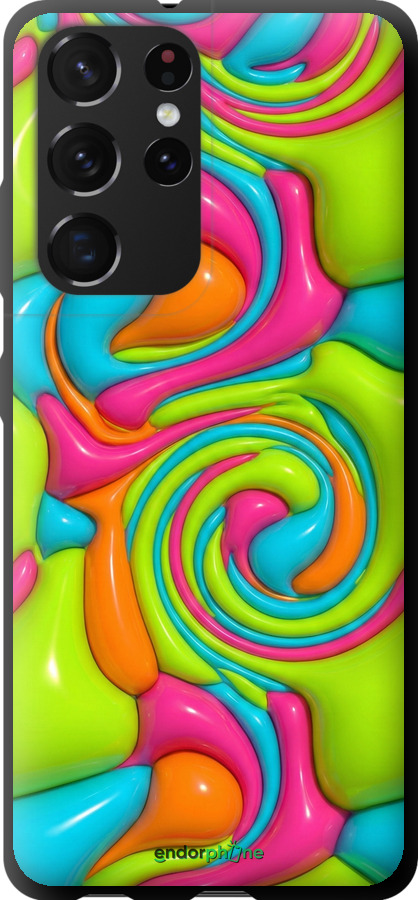 TPU чехол Y2K Jelly Dream для Samsung Galaxy S21 Ultra (5G) - 6780b-2116 изображение 