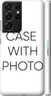 matte 3D plastic case case 'Photo case' for Samsung Galaxy S21 Ultra (5G) image 1