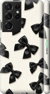 3D пластиковий матовий чехол Dark Coquette для Samsung Galaxy S21 Ultra (5G) - 6765m-2116 изображение 