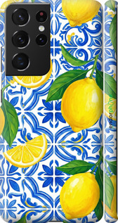 3D пластиковий матовий чехол Grocery Girl Italian Summer для Samsung Galaxy S21 Ultra (5G) - 6766m-2116 изображение 