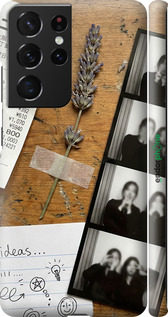 3D пластиковый матовый чехол 'Aesthetic Scrapbook Collage' для Samsung Galaxy S21 Ultra (5G) изображение 16