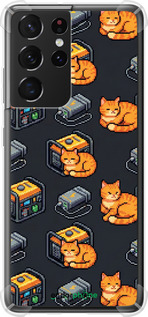 Силикон с усиленными углами чехол Autonomous Zone для Samsung Galaxy S21 Ultra (5G) - 6771sp-2116 изображение 