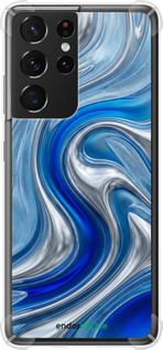 Силикон с усиленными углами чехол Liquid Chrome для Samsung Galaxy S21 Ultra (5G) - 6781sp-2116 изображение 