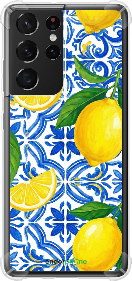 Силикон с усиленными углами чехол Grocery Girl Italian Summer для Samsung Galaxy S21 Ultra (5G) - 6766sp-2116 изображение 