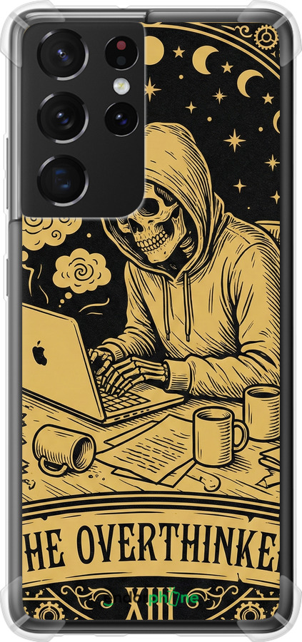 Силикон с усиленными углами чехол The Overthinker для Samsung Galaxy S21 Ultra (5G) - 6774sp-2116 изображение 