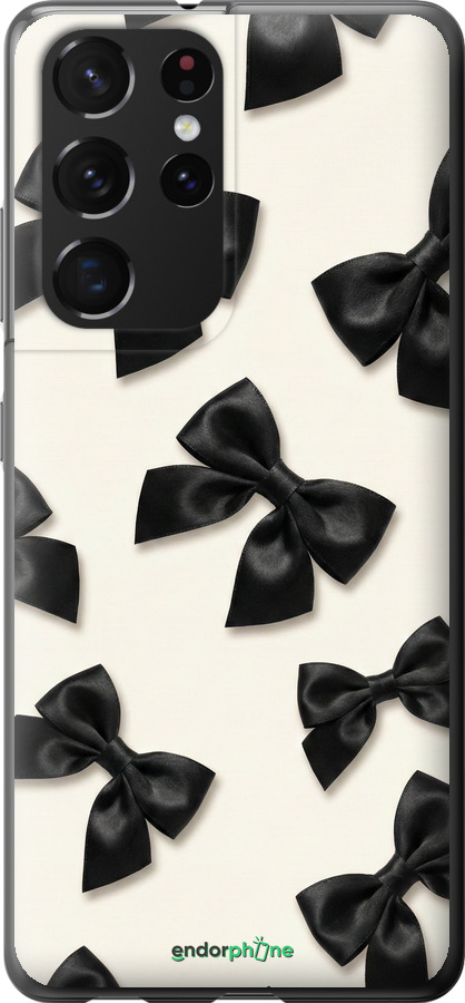 Силиконовый чехол Dark Coquette для Samsung Galaxy S21 Ultra (5G) - 6765u-2116 изображение 