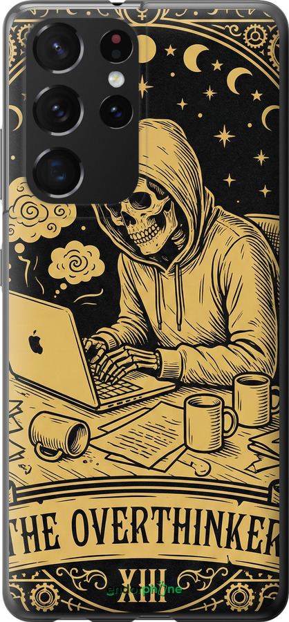 2D пластиковий чехол The Overthinker для Samsung Galaxy S21 Ultra (5G) - 6774t-2116 изображение 