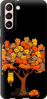 TPU чехол Дерево и котики для Samsung Galaxy S21 - 6516b-2114 изображение 