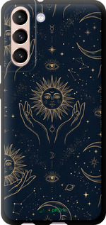 TPU чехол Celestial Harmony: Sun & Moon Gold Mystic Pattern для Samsung Galaxy S21 - 6778b-2114 изображение 