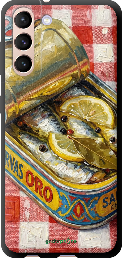 TPU чехол Vintage Sardine Tin Phone для Samsung Galaxy S21 - 6772b-2114 изображение 