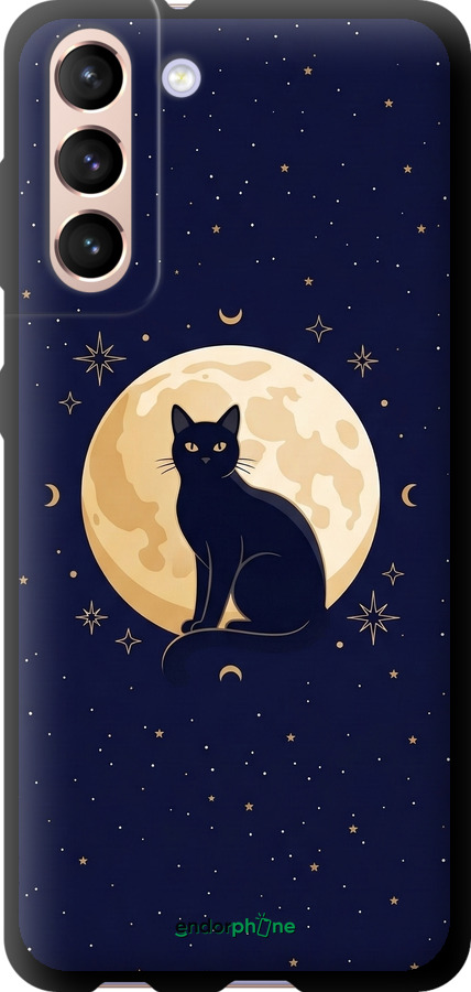 TPU чехол Cute Cat Celestial/Witchy для Samsung Galaxy S21 - 6787b-2114 изображение 
