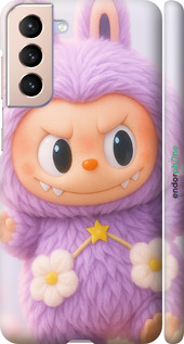 3D пластиковий матовий чехол Лабубу для Samsung Galaxy S21 - 6708m-2114 изображение 