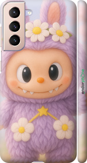 3D пластиковий матовий чехол Лабубу 1 для Samsung Galaxy S21 - 6709m-2114 изображение 