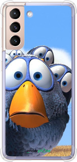 Силіконовий протиударний с посиленими кутами чехол Angry Birds для Samsung Galaxy S21 - 6008sp-2114 изображение 