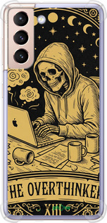 Силіконовий протиударний с посиленими кутами чехол The Overthinker для Samsung Galaxy S21 - 6774sp-2114 изображение 