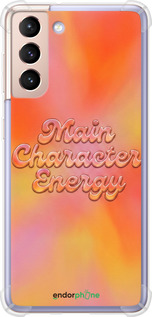 Силикон с усиленными углами чехол Aura Gradient Main Character Energy Aesthetic Y2K для Samsung Galaxy S21 - 6783sp-2114 изображение 