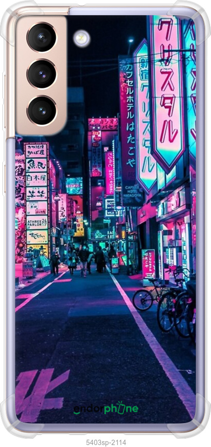 Силіконовий протиударний с посиленими кутами чехол № 5403 для Samsung Galaxy S21 - 5403sp-2114 изображение 