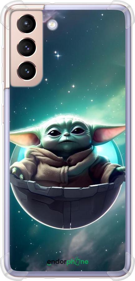 Силикон с усиленными углами чехол Малышь йода для Samsung Galaxy S21 - 6294sp-2114 изображение 
