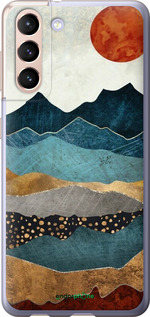 Силиконовый чехол Янтарный закат для Samsung Galaxy S21 - 6475u-2114 изображение 