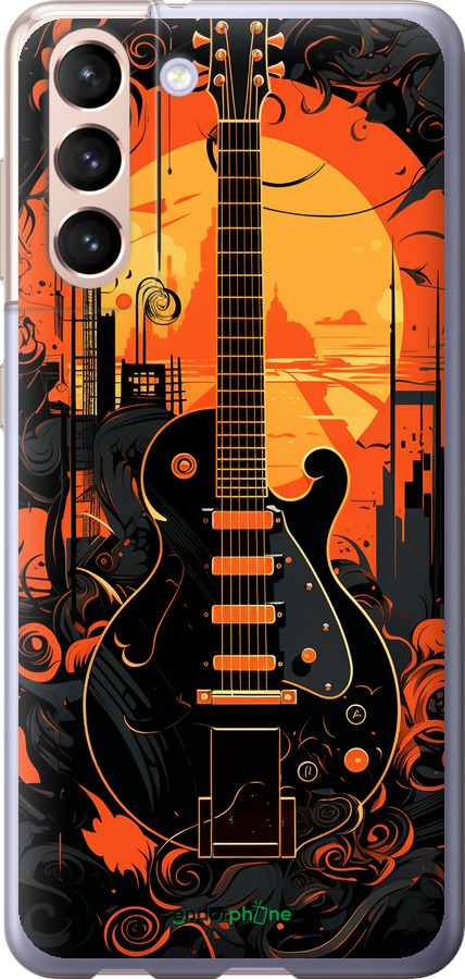 Силиконовый чехол Гитара для Samsung Galaxy S21 - 5957u-2114 изображение 