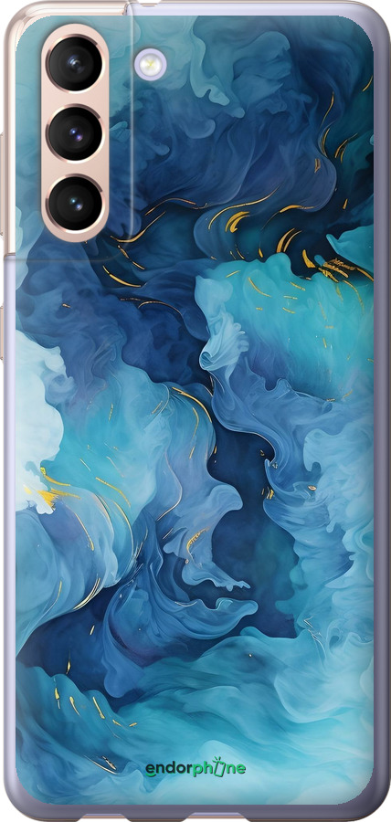 Силіконовий чехол Акварель для Samsung Galaxy S21 - 6320u-2114 изображение 