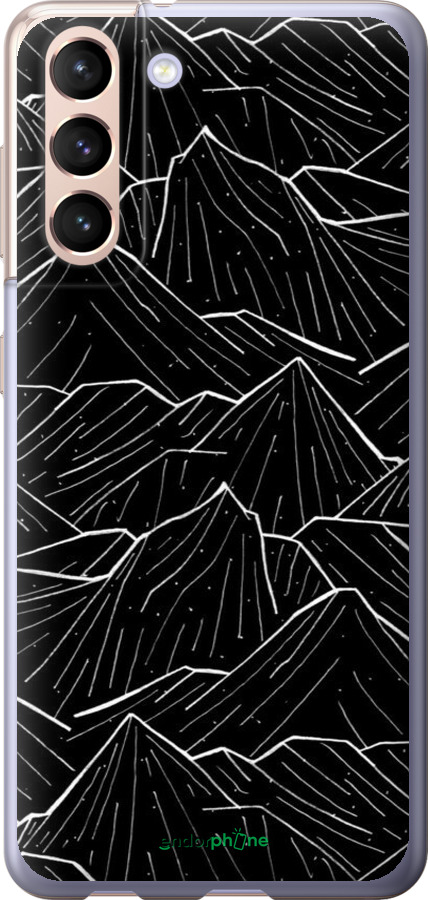 Силиконовый чехол С изображением Темных гор для Samsung Galaxy S21 - 6489u-2114 изображение 