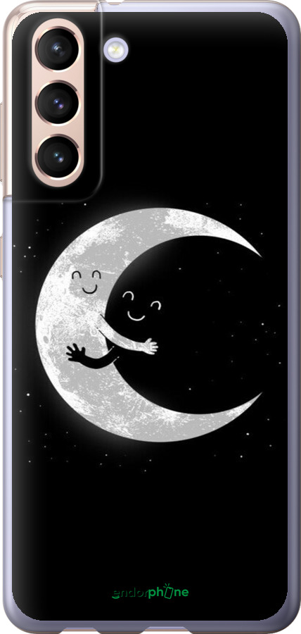 Силиконовый чехол Лунные объятия для Samsung Galaxy S21 - 6508u-2114 изображение 