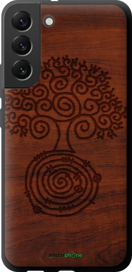 TPU чехол Візерунок дерева для Samsung Galaxy S22 Plus - 4119b-2495 изображение 