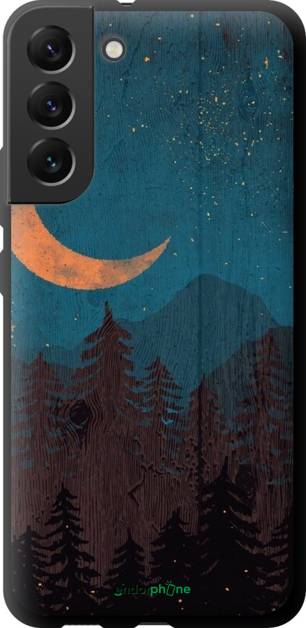 TPU чехол Звездный лес для Samsung Galaxy S22 Plus - 6480b-2495 изображение 