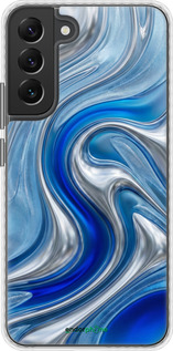 Чохол Bumper чехол Liquid Chrome для Samsung Galaxy S22 Plus - 6781pc-2495 изображение 