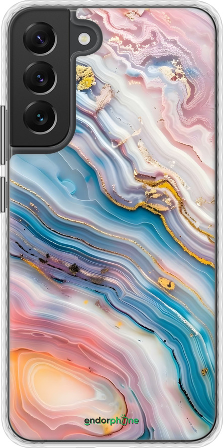 Чехол Bumper чехол Мрамор красивый для Samsung Galaxy S22 Plus - 6376pc-2495 изображение 