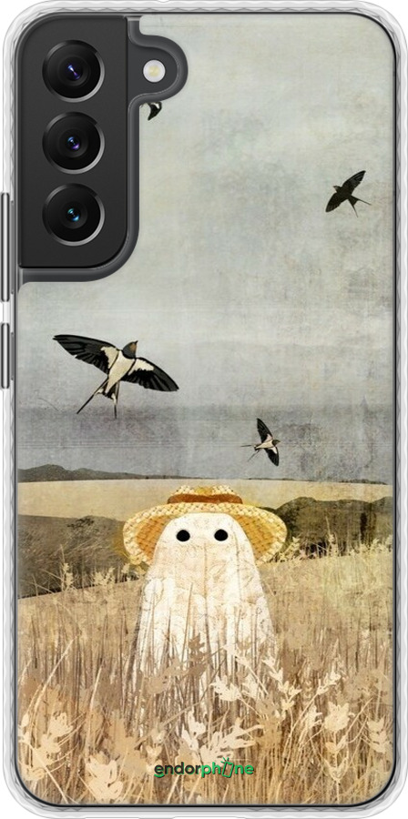 Чехол Bumper чехол Призрак в поле для Samsung Galaxy S22 Plus - 6427pc-2495 изображение 