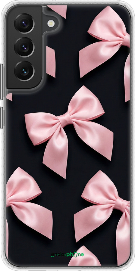 Чехол Bumper чехол Coquette Ribbons Dark Coquette для Samsung Galaxy S22 Plus - 6767pc-2495 изображение 
