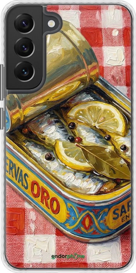 Чехол Bumper чехол Vintage Sardine Tin Phone для Samsung Galaxy S22 Plus - 6772pc-2495 изображение 