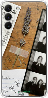 Силіконовий протиударний с посиленими кутами чехол Aesthetic Scrapbook Collage для Samsung Galaxy S22 Plus - 6773sp-2495 изображение 