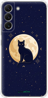 Силіконовий протиударний с посиленими кутами чохол 'Cute Cat Celestial/Witchy' для Samsung Galaxy S22 Plus зображення 3