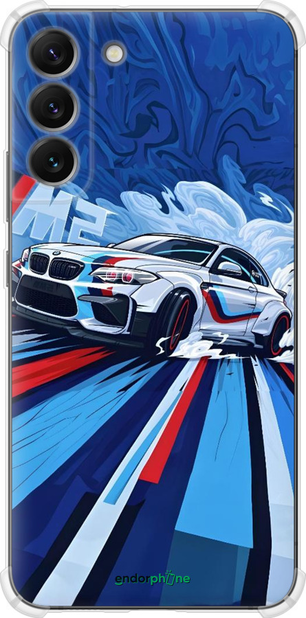Силіконовий протиударний с посиленими кутами чехол БМВ для Samsung Galaxy S22 Plus - 6292sp-2495 изображение 