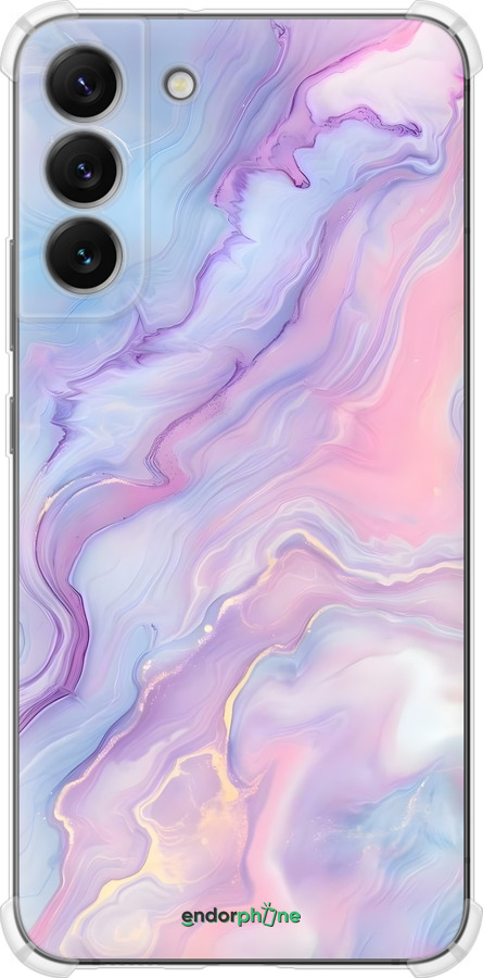 Силіконовий протиударний с посиленими кутами чехол Нежный мрамор для Samsung Galaxy S22 Plus - 6310sp-2495 изображение 