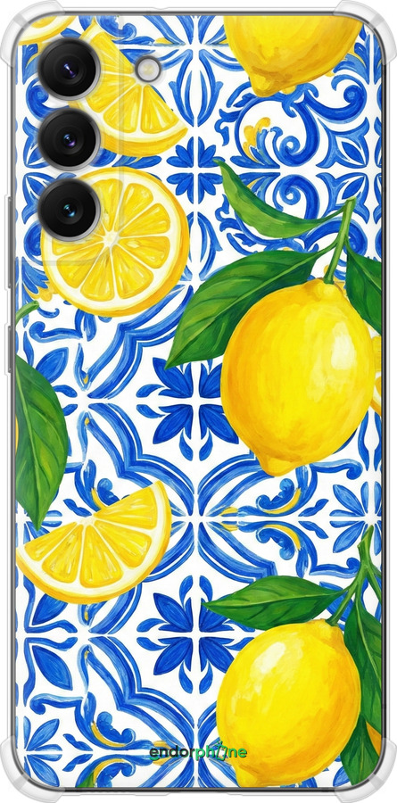 Силикон с усиленными углами чехол Grocery Girl Italian Summer для Samsung Galaxy S22 Plus - 6766sp-2495 изображение 